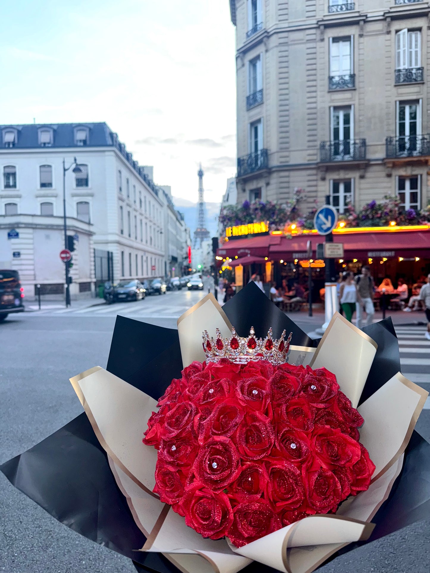 Bouquet éternel « Reine »